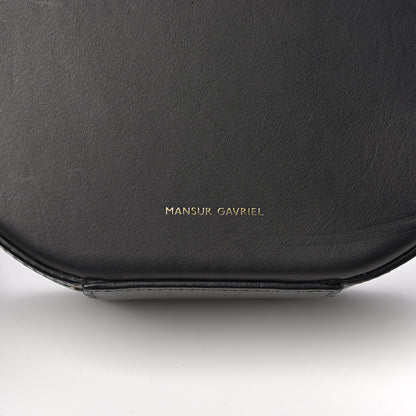 Mansur Gavriel Calfskin Circle Crossbody Bag Black 9 of 9