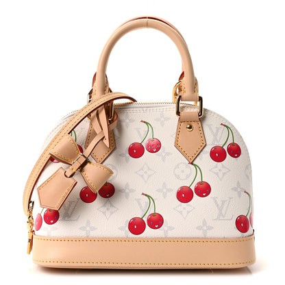 Louis Vuitton LV X TM Monogram Cerises Alma BB White 1 of 9