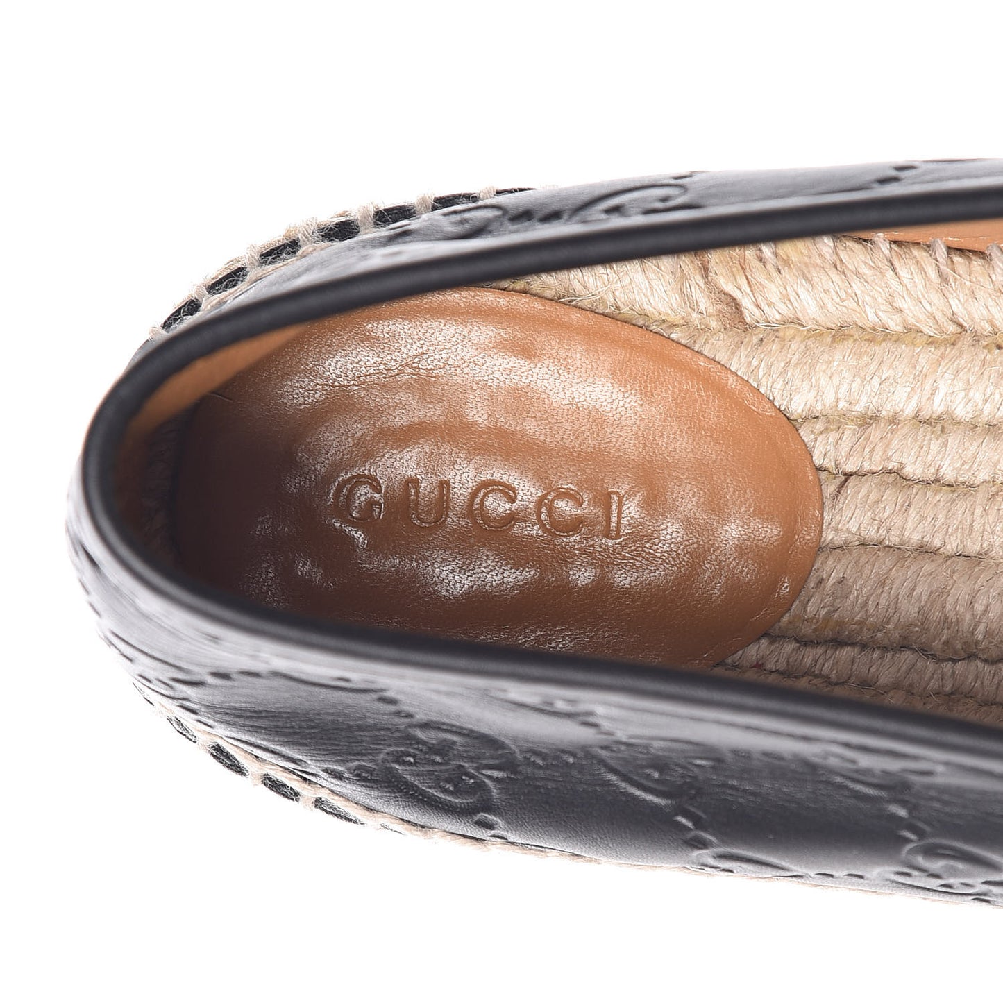 Guccissima Signature Espadrilles 41.5 Black