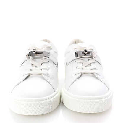 Hermes Calfskin Day Sneakers 39 White 3 of 11