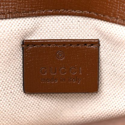 Gucci GG Supreme Monogram Web Mini Horsebit 1955 Shoulder Bag Beige Brown Sugar 6 of 11
