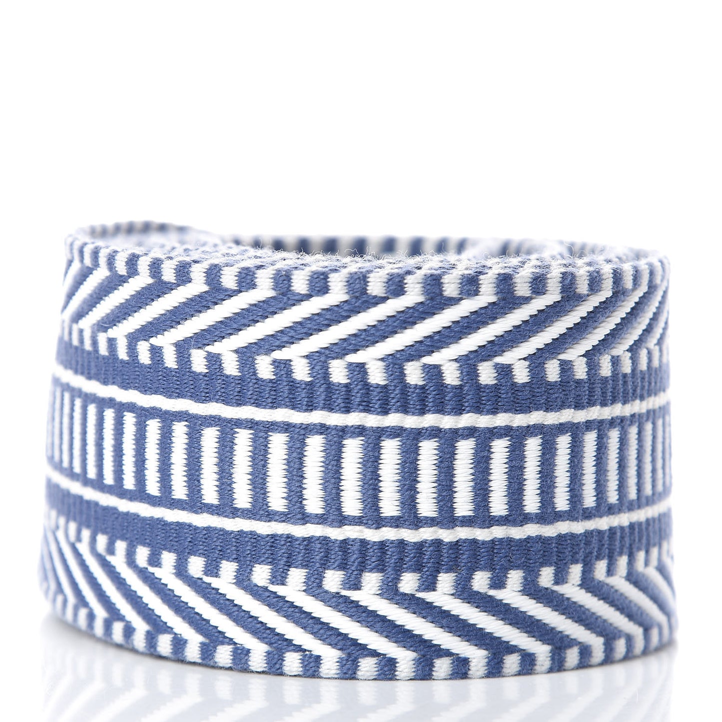Toile Swift 50mm Sangle Cavale Shoulder Strap Ecru Bleu Brighton Gold