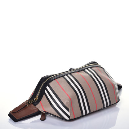 Burberry E-Canvas Icon Stripe Sonny Bum Bag Archive Beige 4 of 8