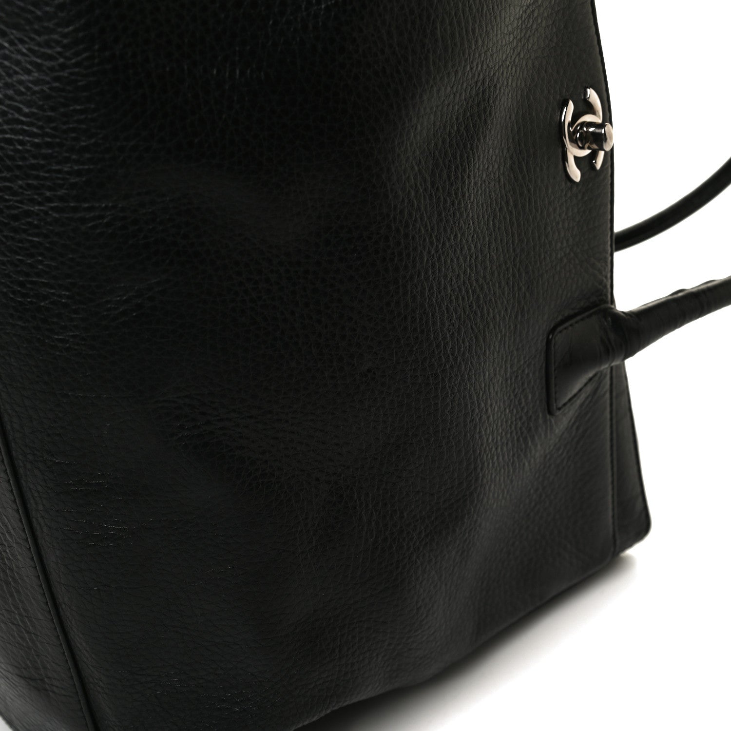 Chanel Deerskin Cerf Executive Shopper Tote Black 12 of 18