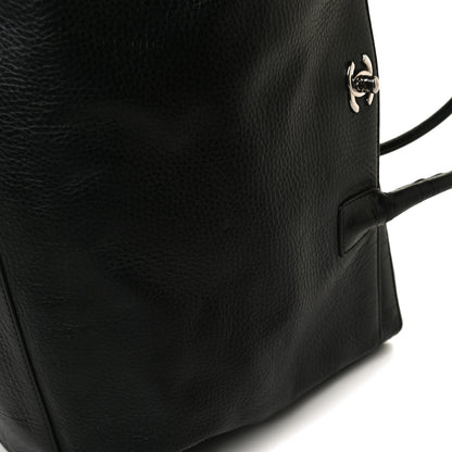 Chanel Deerskin Cerf Executive Shopper Tote Black 12 of 18