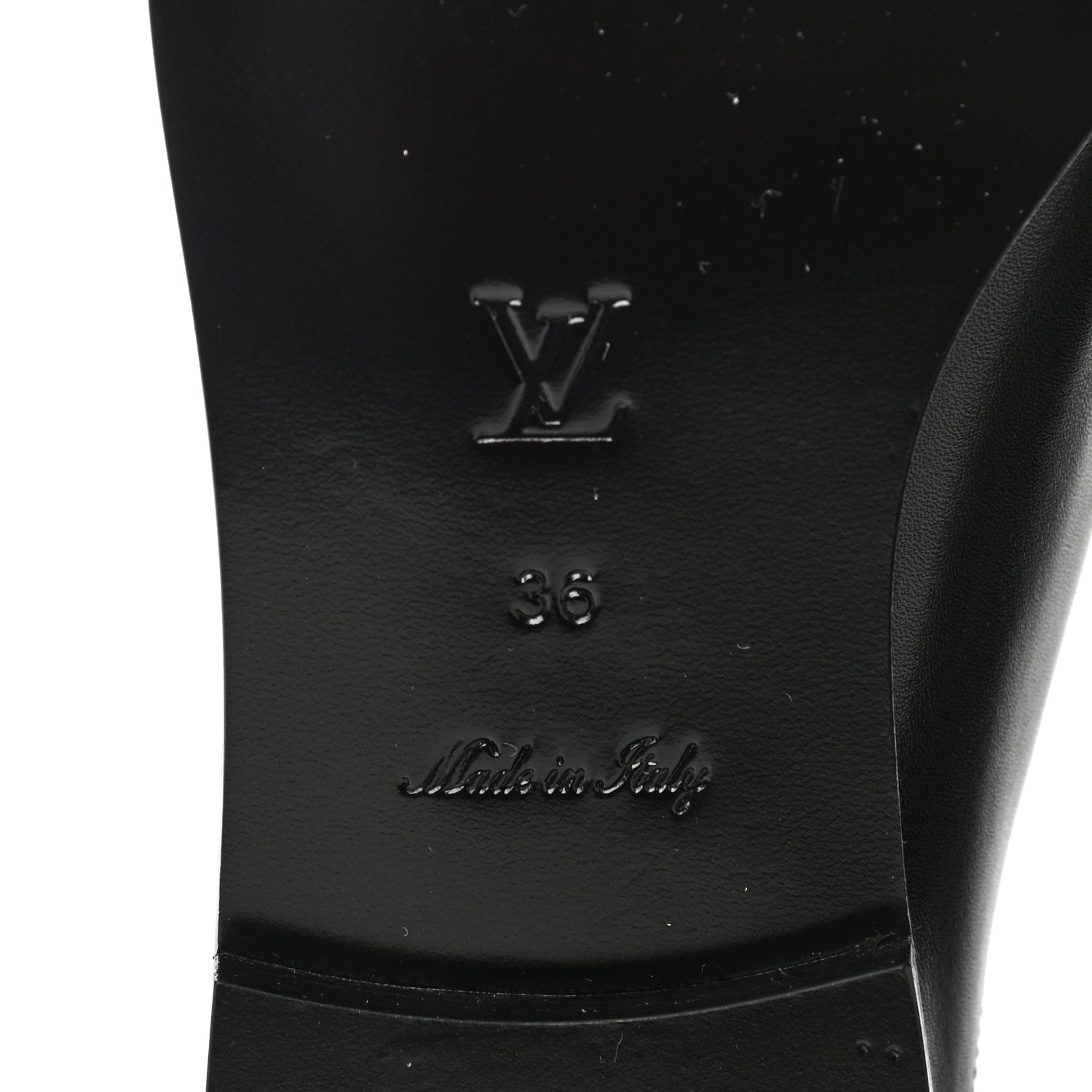 Louis Vuitton Calfskin Prime Time Flat Loafer 36 Black 8 of 9