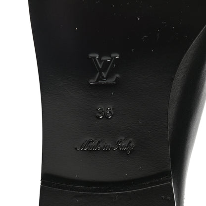 Louis Vuitton Calfskin Prime Time Flat Loafer 36 Black 8 of 9