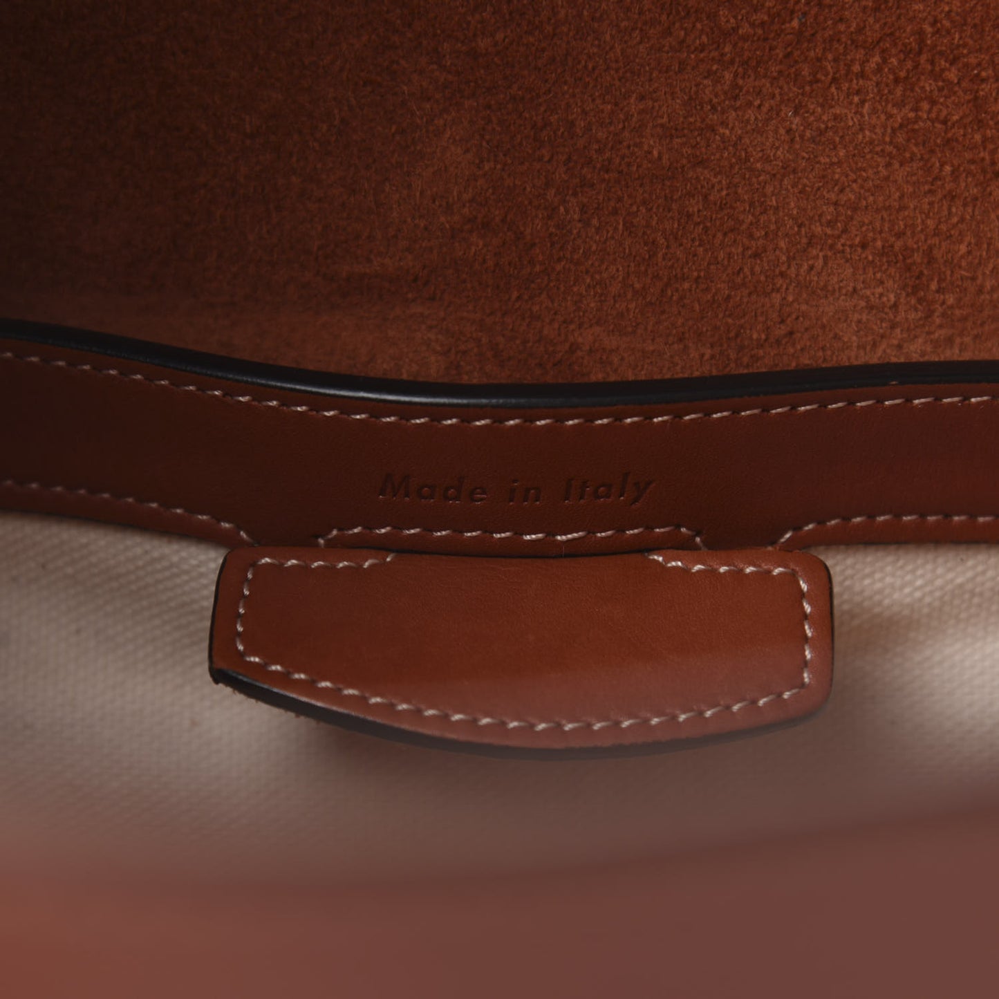Natural Calfskin Large Holdall Shoulder Bag Brick