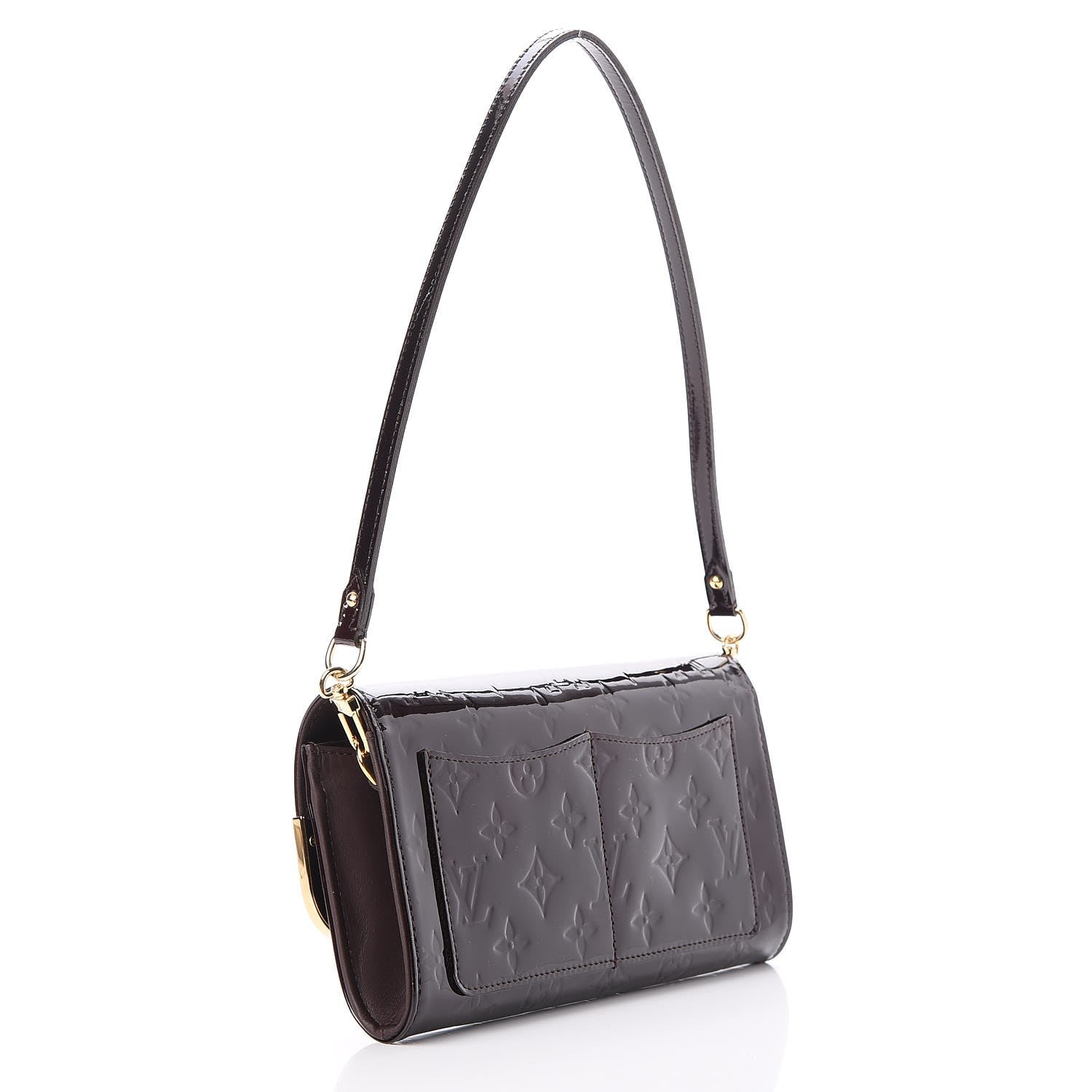 Louis Vuitton Vernis Rossmore MM Amarante 3 of 6