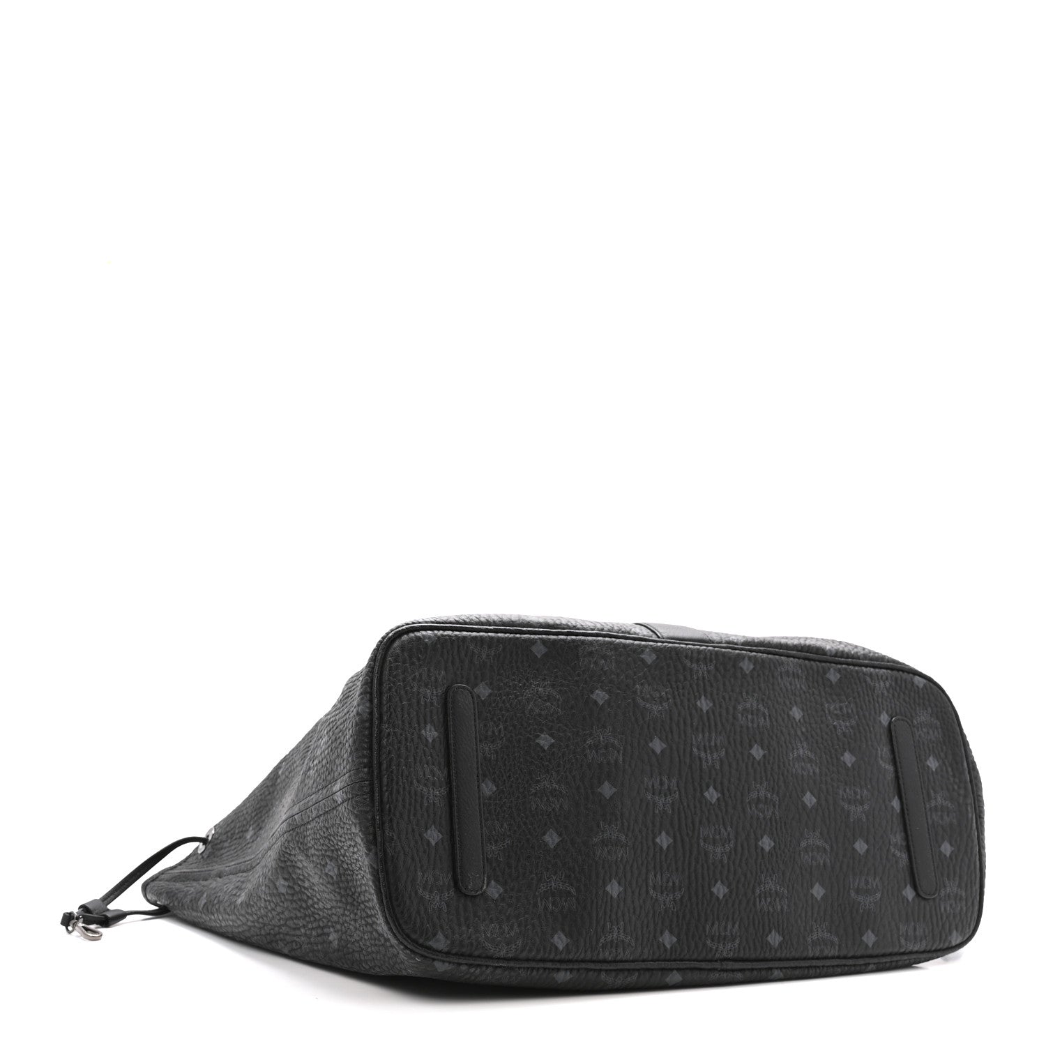 MCM Visetos Large Liz Reversible Shopper Tote Black 6 of 17