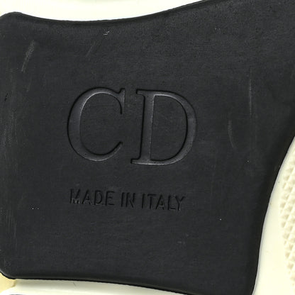 Christian Dior Technical Mesh Calfskin Womens B22 Sneakers 37 White Silver 6 of 7