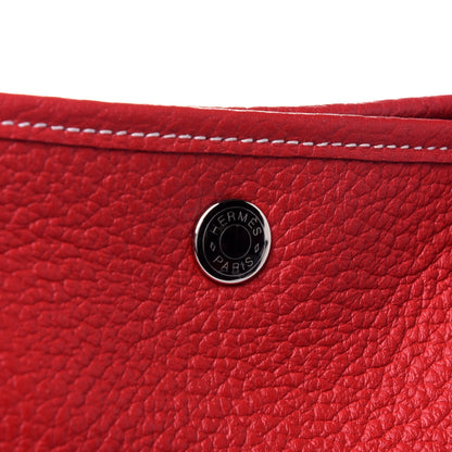 Hermes Vache Country Garden Party 36 MM Rouge Casaque 10 of 10