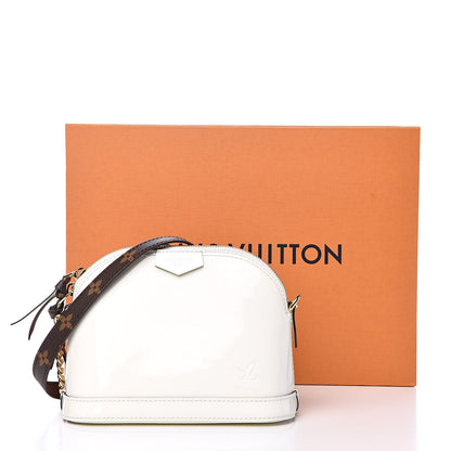 Louis Vuitton Patent Monogram Alma Mini Snow 12 of 12