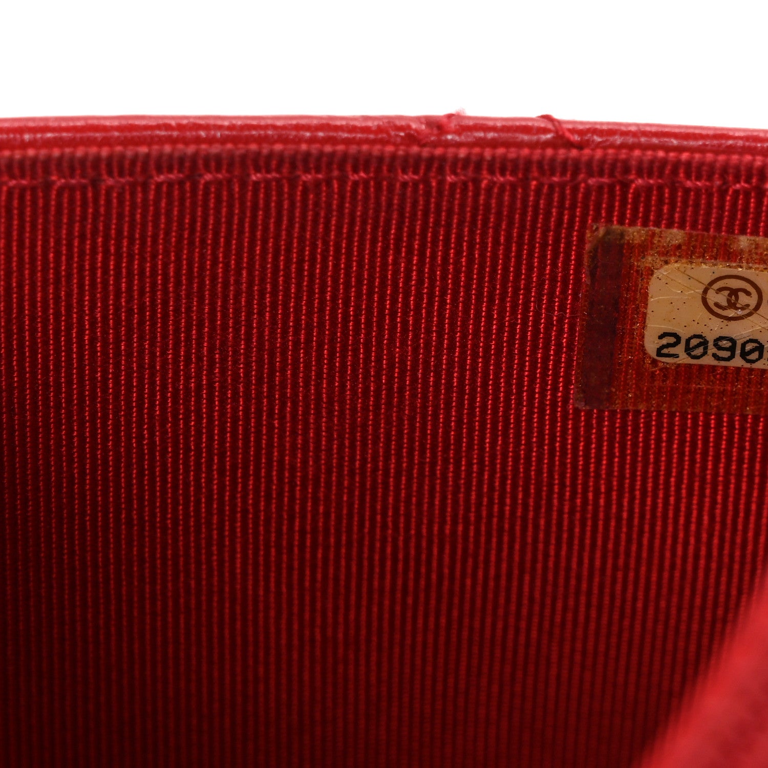 Chanel Glazed Calfskin Quilted Reissue Wallet On Chain WOC Red 8 of 12
