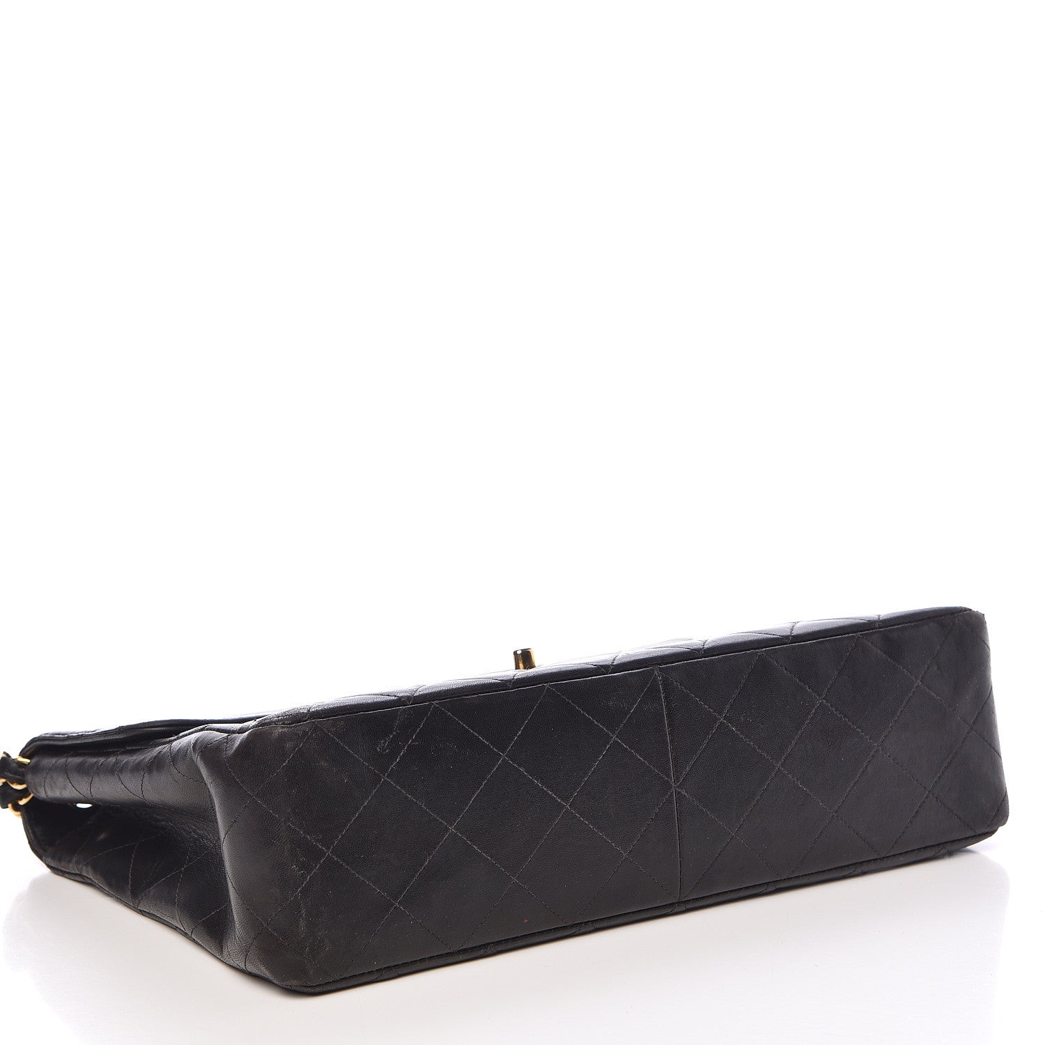 Chanel Lambskin Quilted Jumbo Single Flap Black 4 of 16
