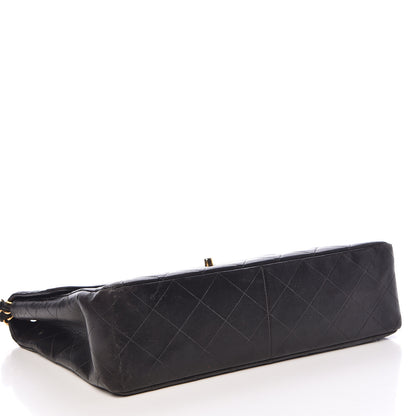 Chanel Lambskin Quilted Jumbo Single Flap Black 4 of 16