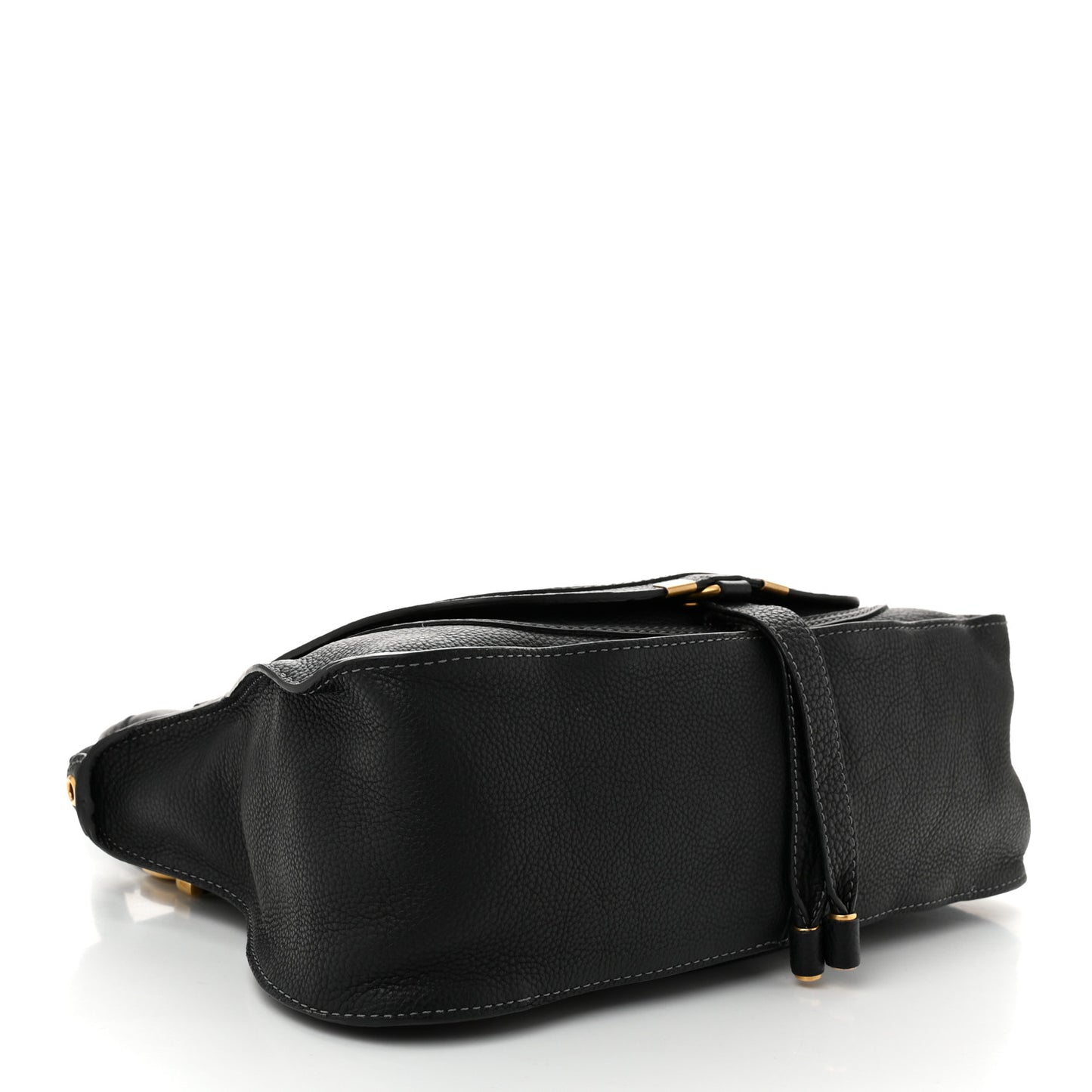 Calfskin Medium Marcie Satchel Black