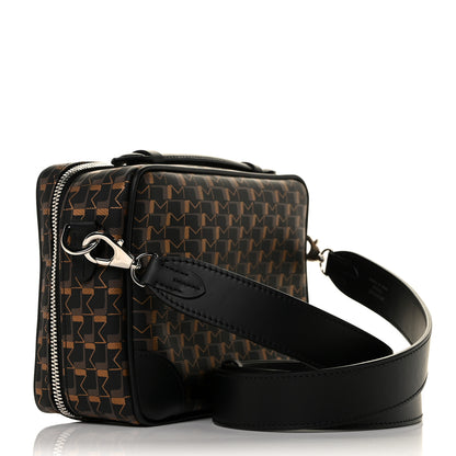 Moynat Toile 1920 Oh! Camera Bag Carbon Bronze Red 2 of 7