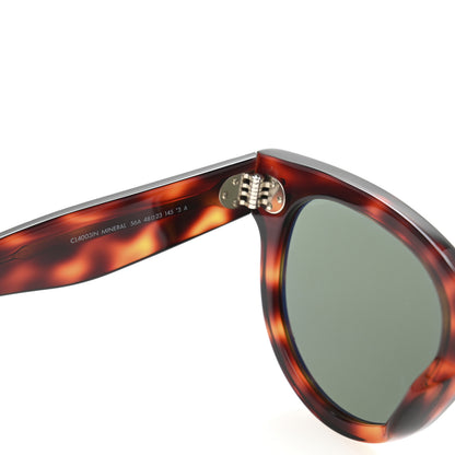 Celine Acetate Studded Mineral Round Sunglasses CL40031 Tortoise 6 of 9
