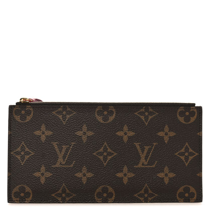 Louis Vuitton Monogram Felicie Chain Wallet Zippered Insert Fuchsia 1 of 6