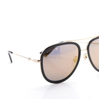 Gucci Web Aviator Sunglasses GG0062S Black 8 of 9