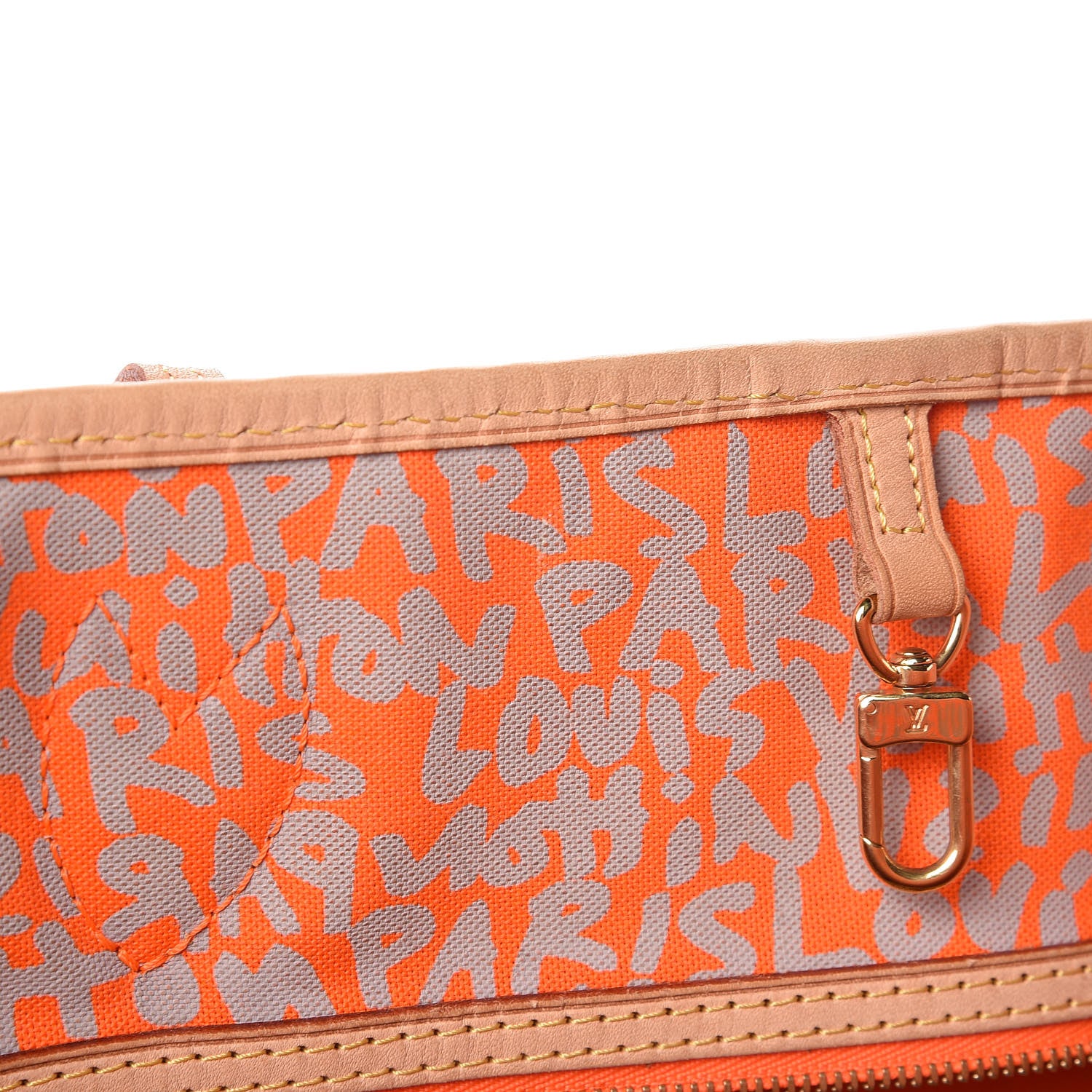 Louis Vuitton Monogram Graffiti Neverfull GM Orange 8 of 14