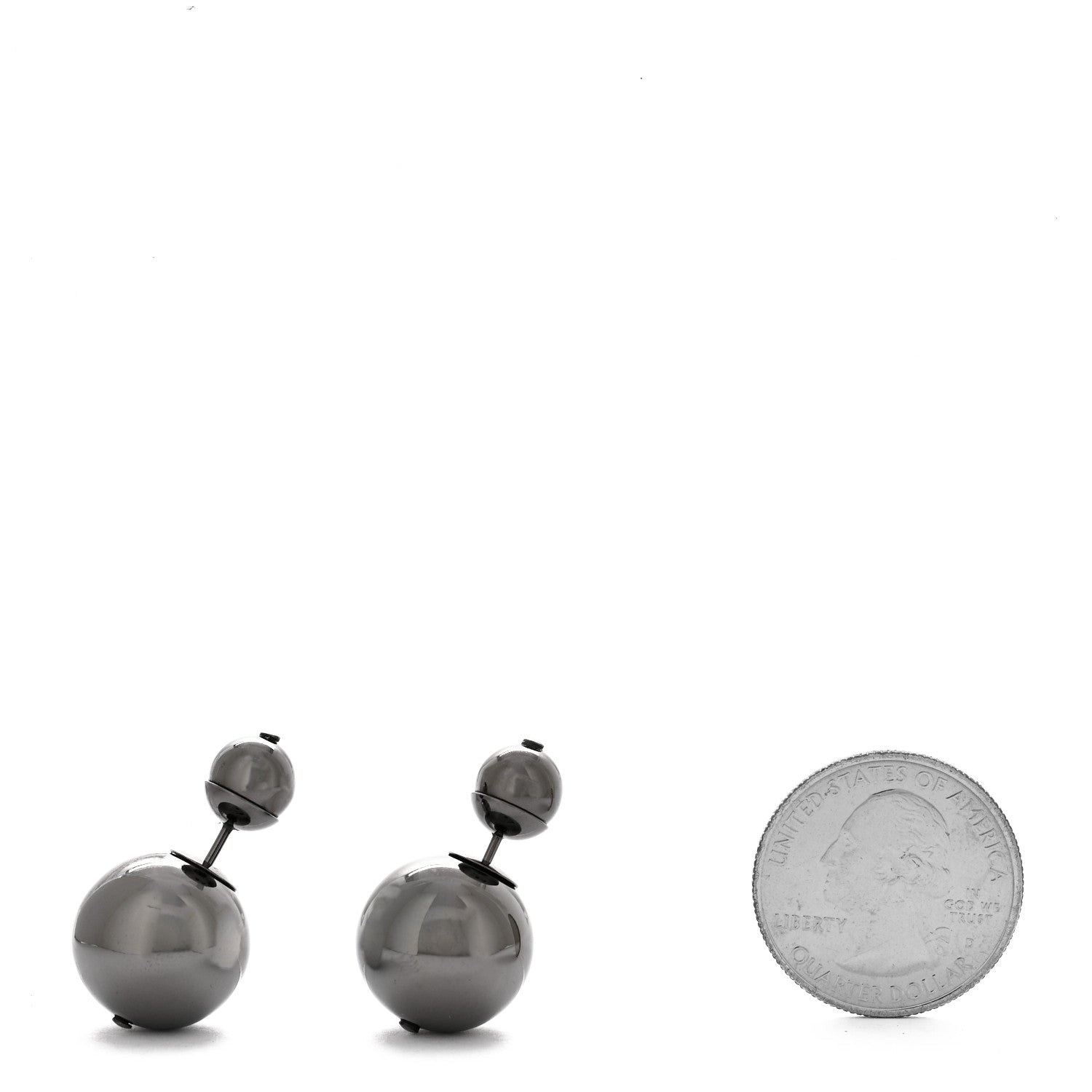 Christian Dior Metal Mise En Dior Tribal Earrings Black Ruthenium 2 of 5