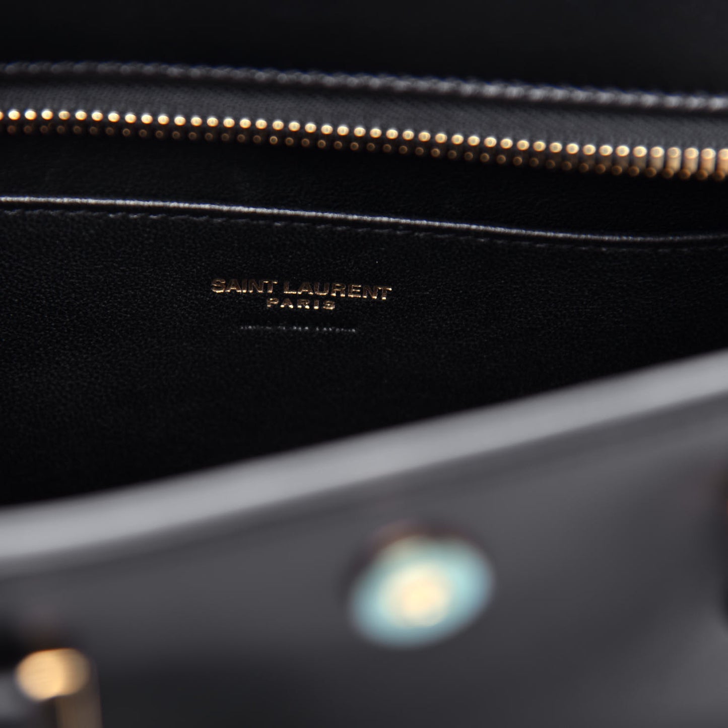 Calfskin Monogram Baby Cabas Black