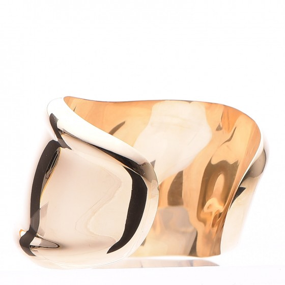 18K Yellow Gold Medium Right Wrist Bone Cuff Bracelet