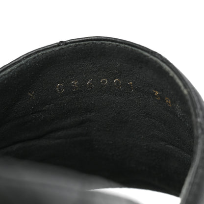 Chanel Lambskin Quilted CC Mules Sandals 39 Black 8 of 8