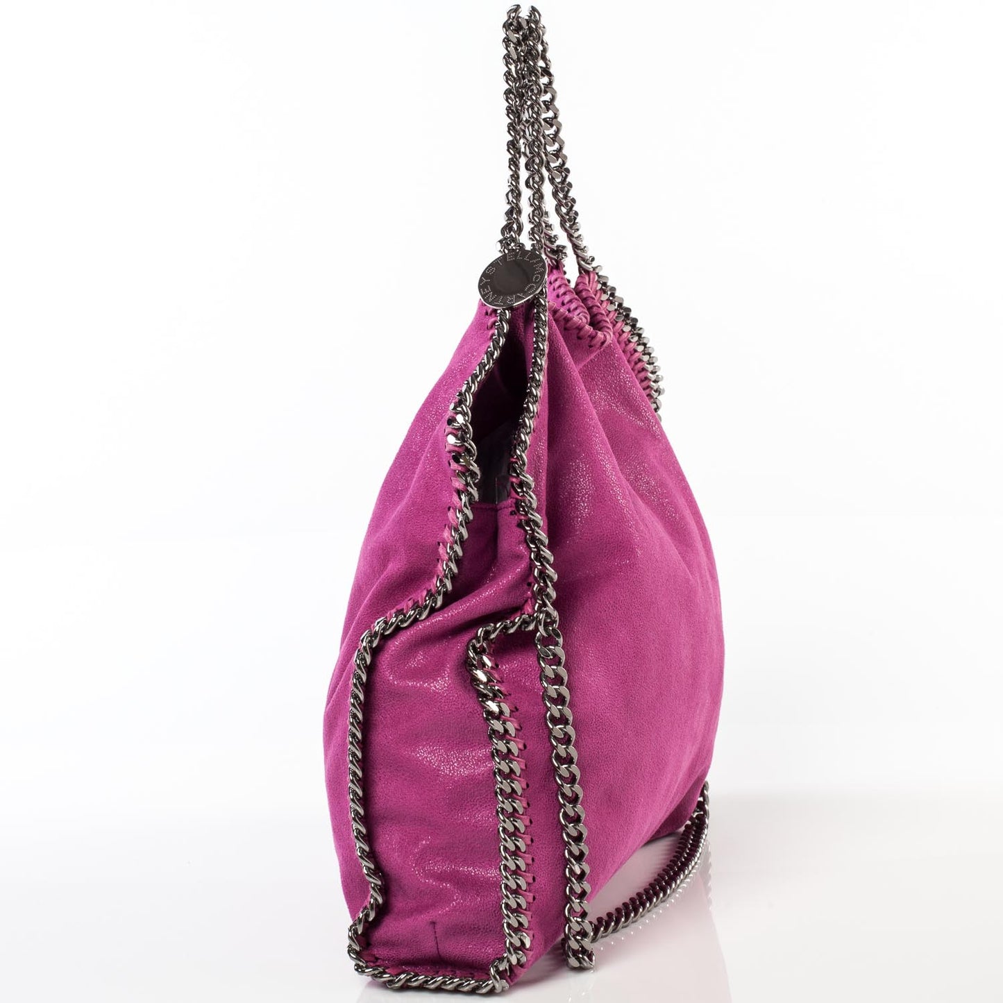 Faux Leather Falabella Tote Pink