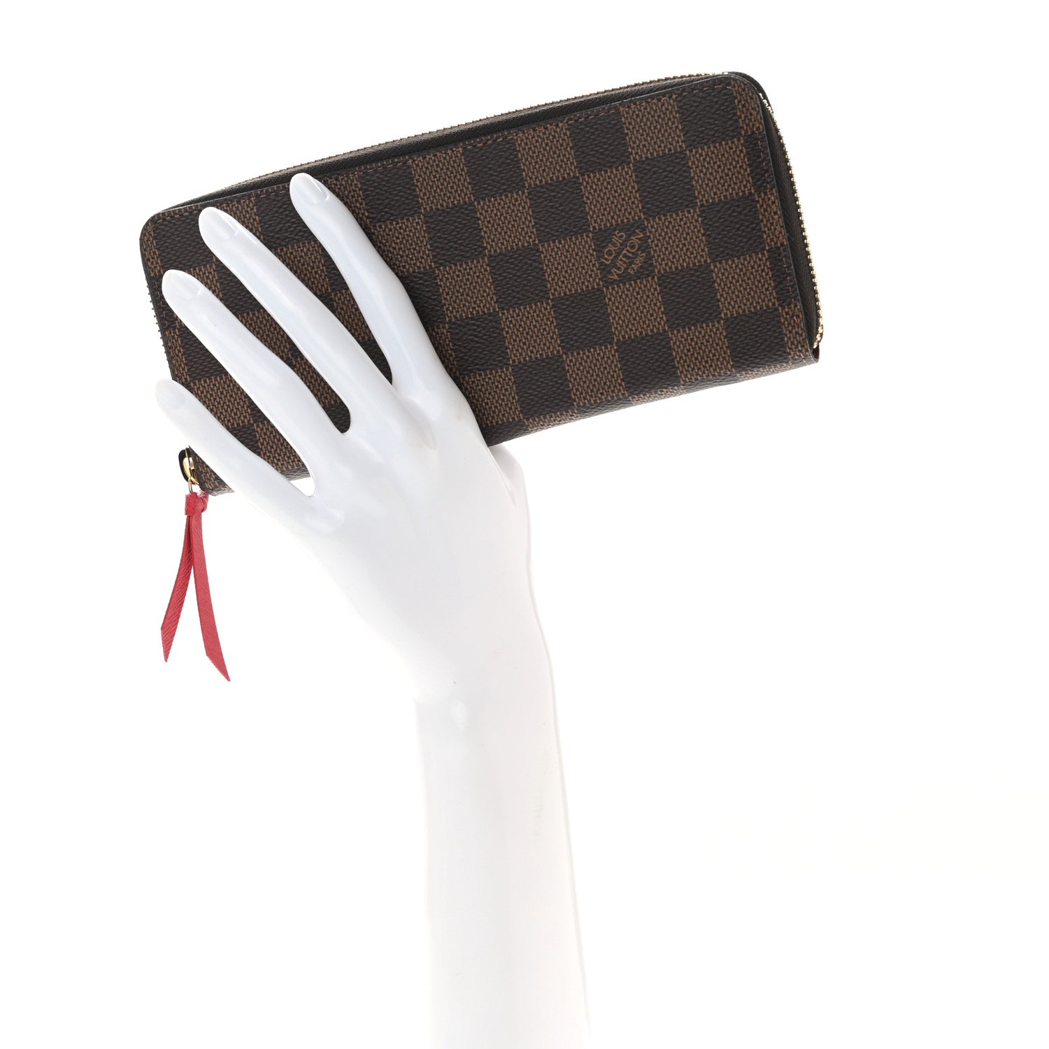 Louis Vuitton Damier Ebene Clemence Wallet 2 of 7