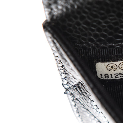 Chanel Caviar Quilted Flap Card Holder Black 7 of 7