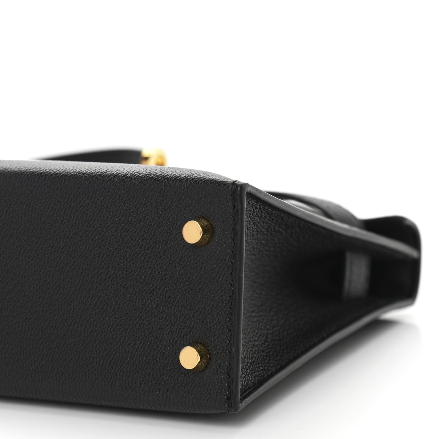 Chevre Chandra Mini Kelly Sellier 20 Black