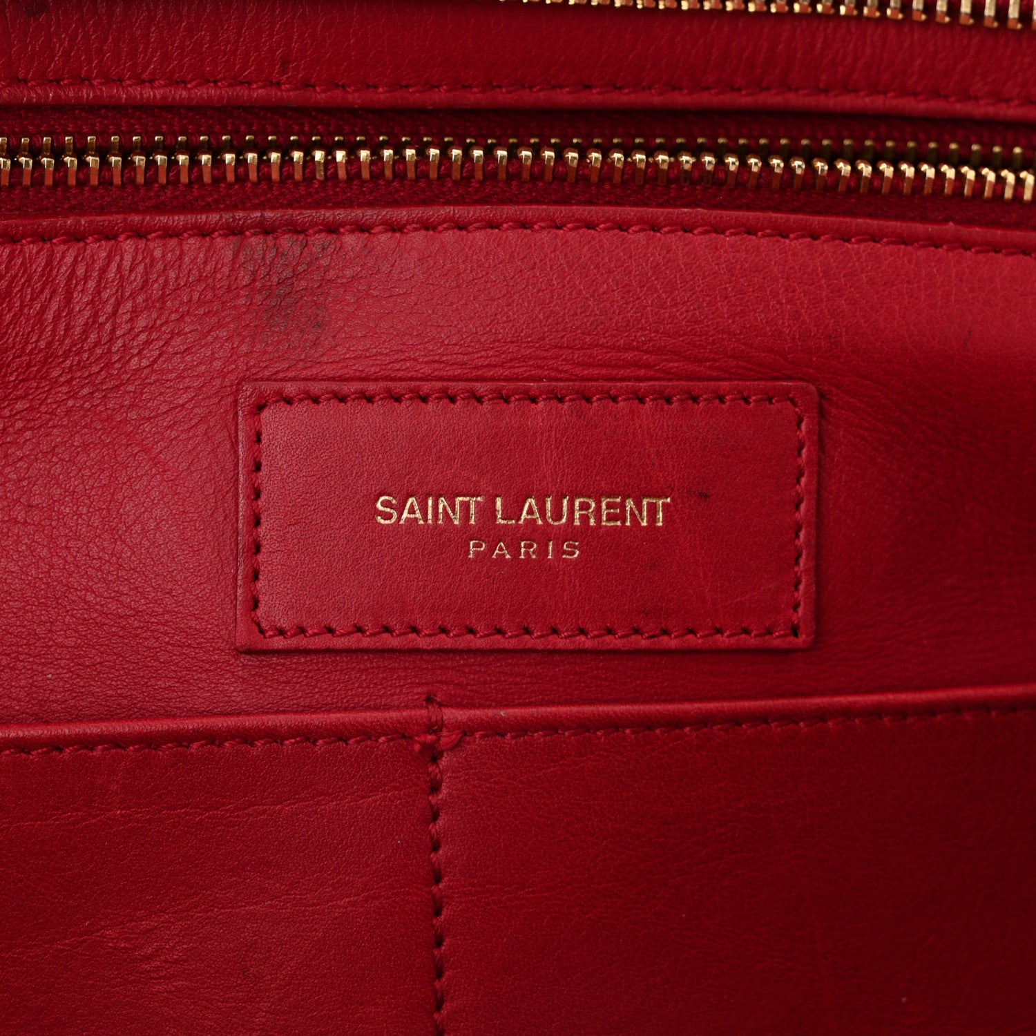 Saint Laurent Calfskin Medium Classic Y Cabas Fuchsia 6 of 14