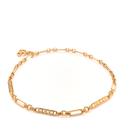 Gucci Logo Chain GG Belt 65 Gold 2 of 4
