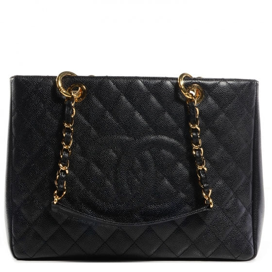 Caviar Grand Shopping Tote GST Black