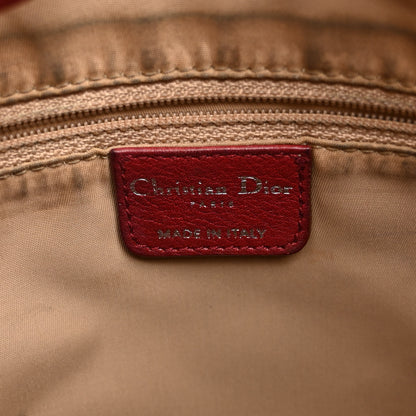 Christian Dior Monogram Street Chic Shoulder Bag Beige Red 6 of 11