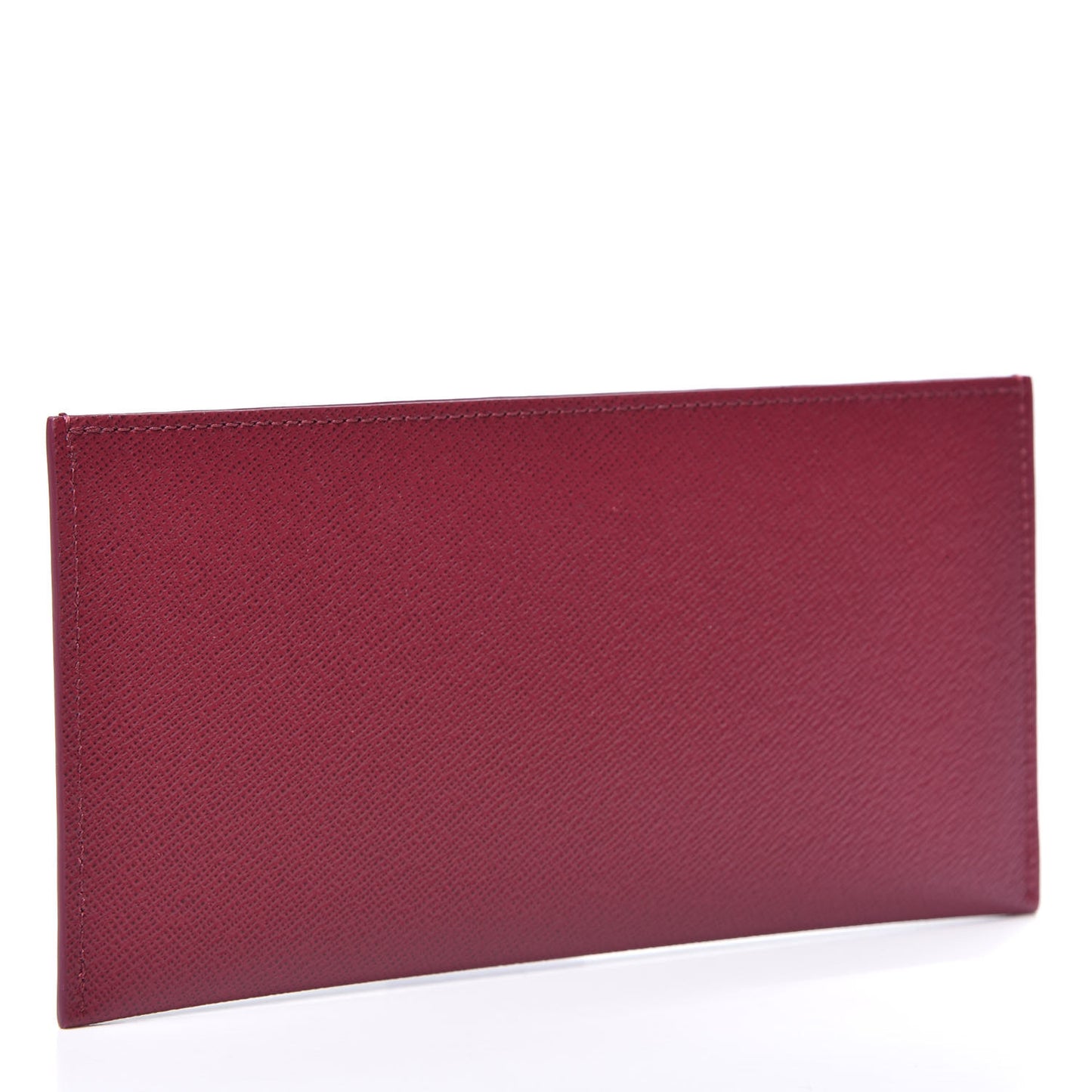 Calfskin Felicie Card Holder Insert Fuchsia