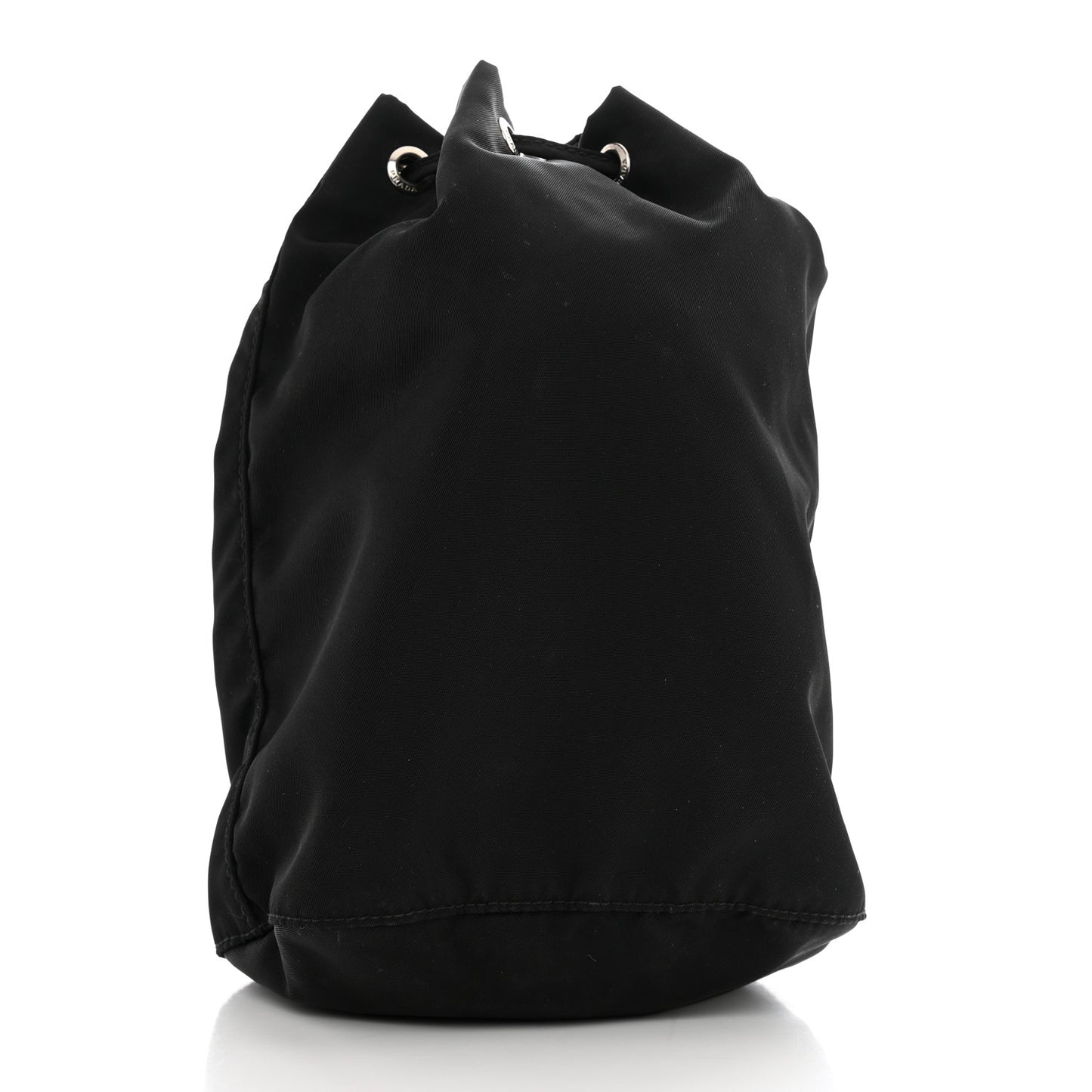 Nylon Vela Drawstring Pouch Black