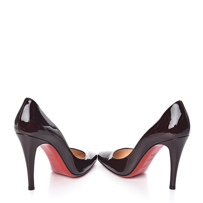 Christian Louboutin Patent Particule 100 Pumps 37.5 Plum 6 of 11