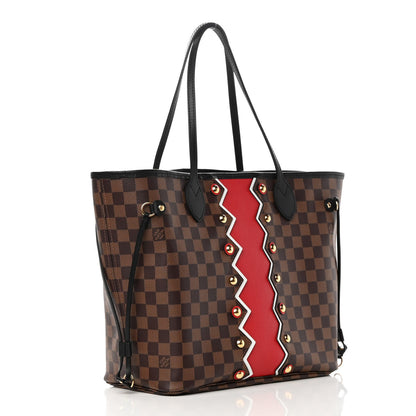 Louis Vuitton Damier Ebene Karakoram Neverfull MM 4 of 12