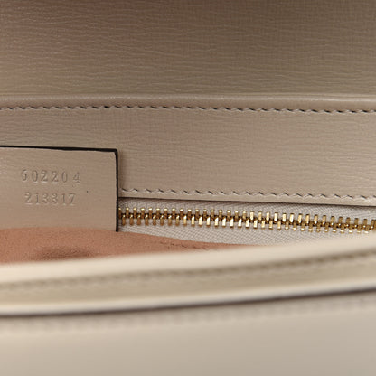 Gucci Azalea Calfskin Horsebit 1955 Shoulder Bag Mystic White 7 of 10