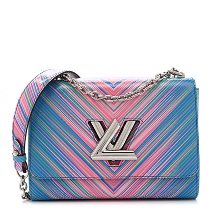 Louis Vuitton Epi Tropical Twist Shoulder Bag MM Blue Rose 1 of 11