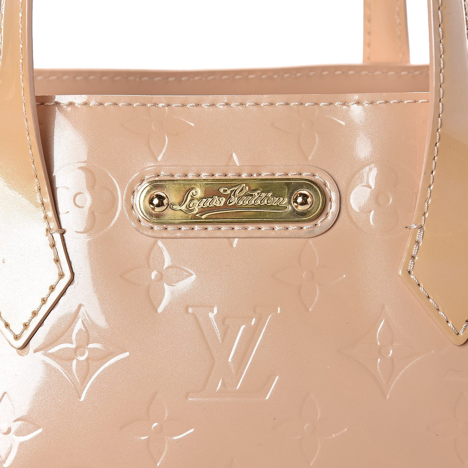 Louis Vuitton Vernis Wilshire PM Blanc Corail 9 of 9