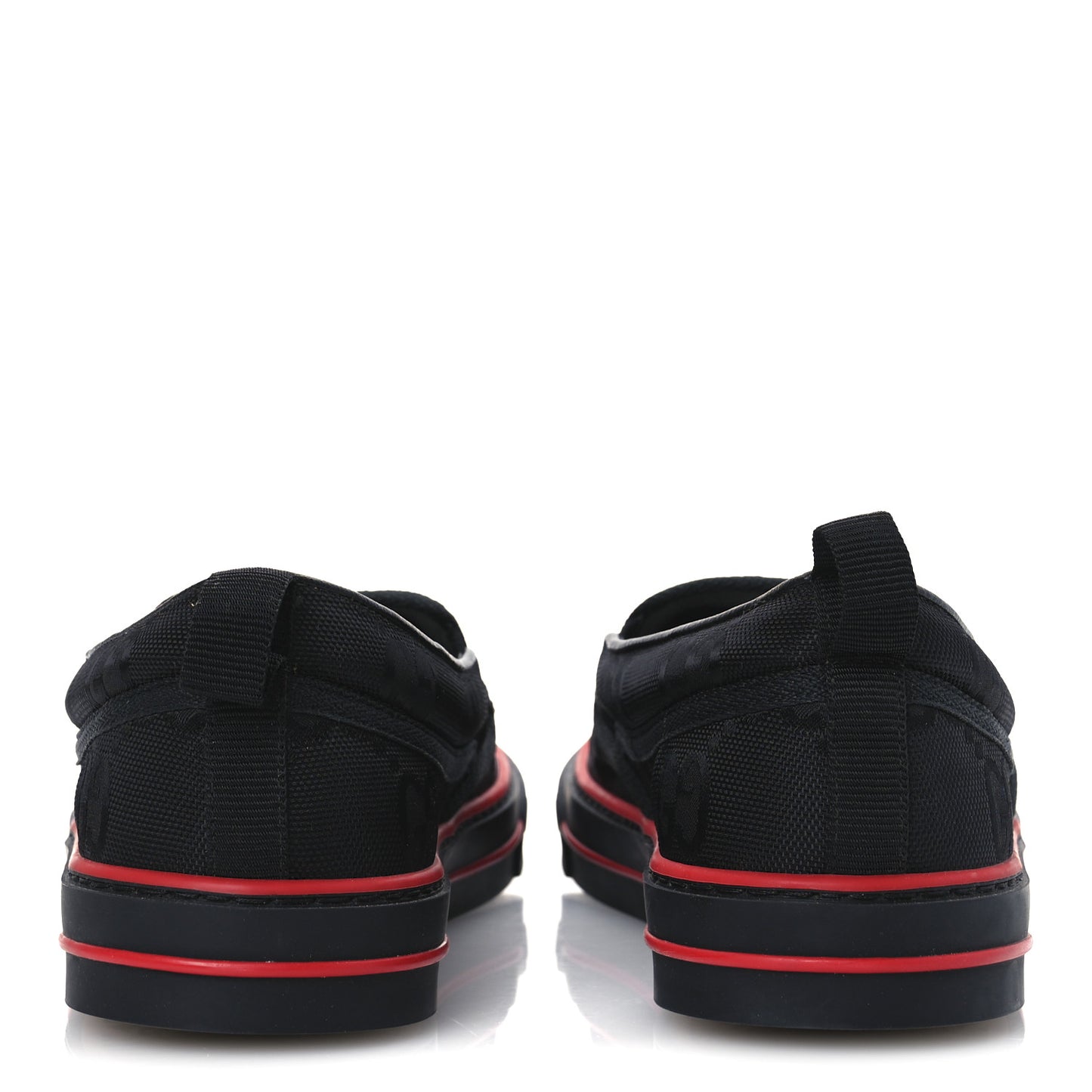 GG Nylon Mens 1977 Tennis Slip On Sneakers 11 Black