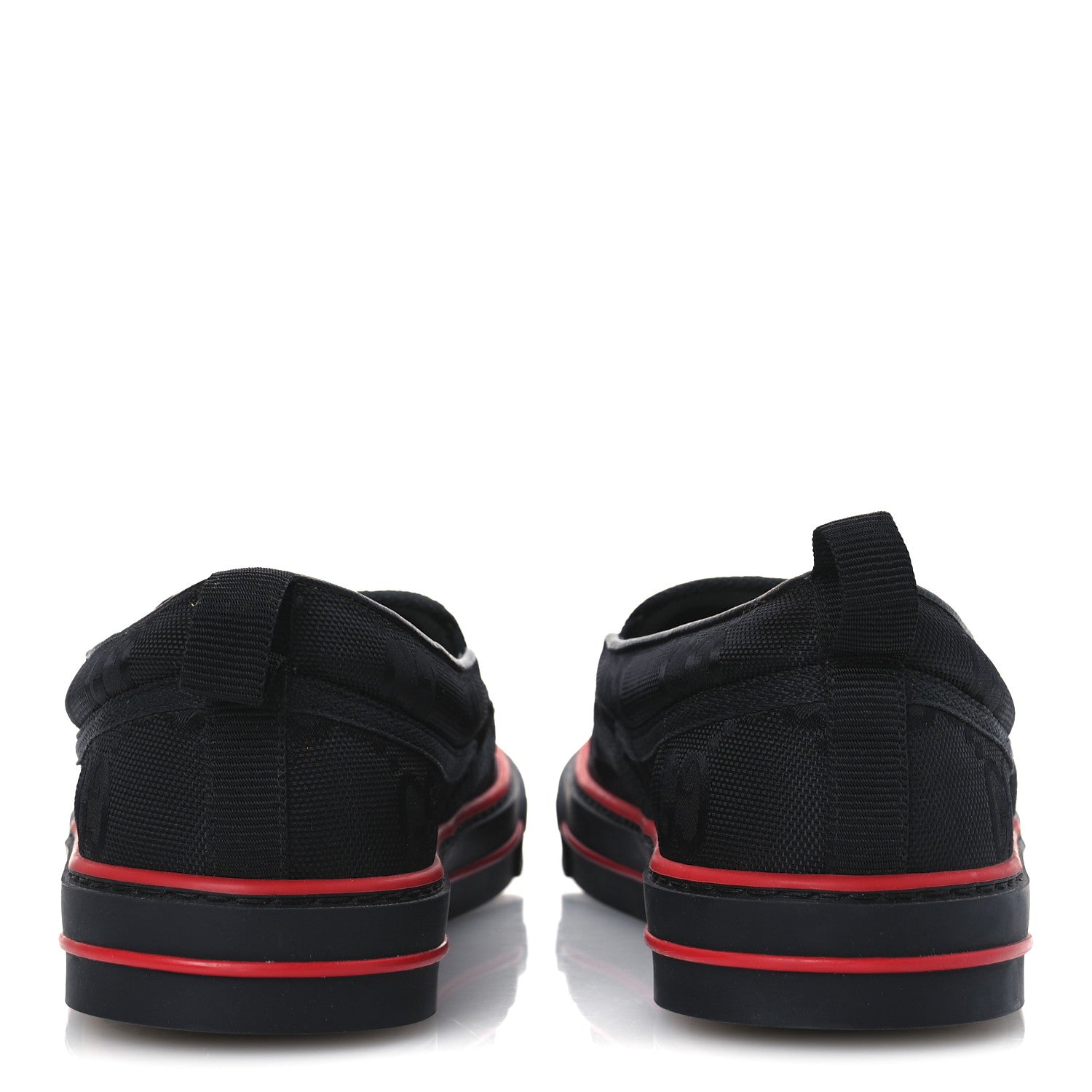 Gucci GG Nylon Mens 1977 Tennis Slip On Sneakers 11 Black 6 of 10