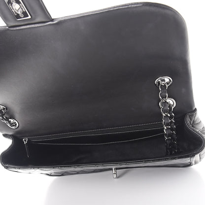 Chanel Patent Lambskin Quilted Classic Twist Flap Black 6 of 8