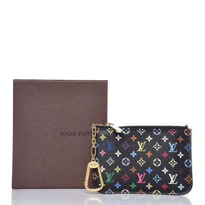 Louis Vuitton Monogram Multicolor Key Pouch Black Grenade 8 of 8
