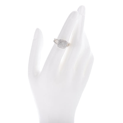 David Yurman Sterling Silver Diamond 7mm Petite Albion Pave Ring 52 6 2 of 5